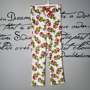 The Grinch Dr. Seuss Fleece Pajama Pants, Lounge Pants , M